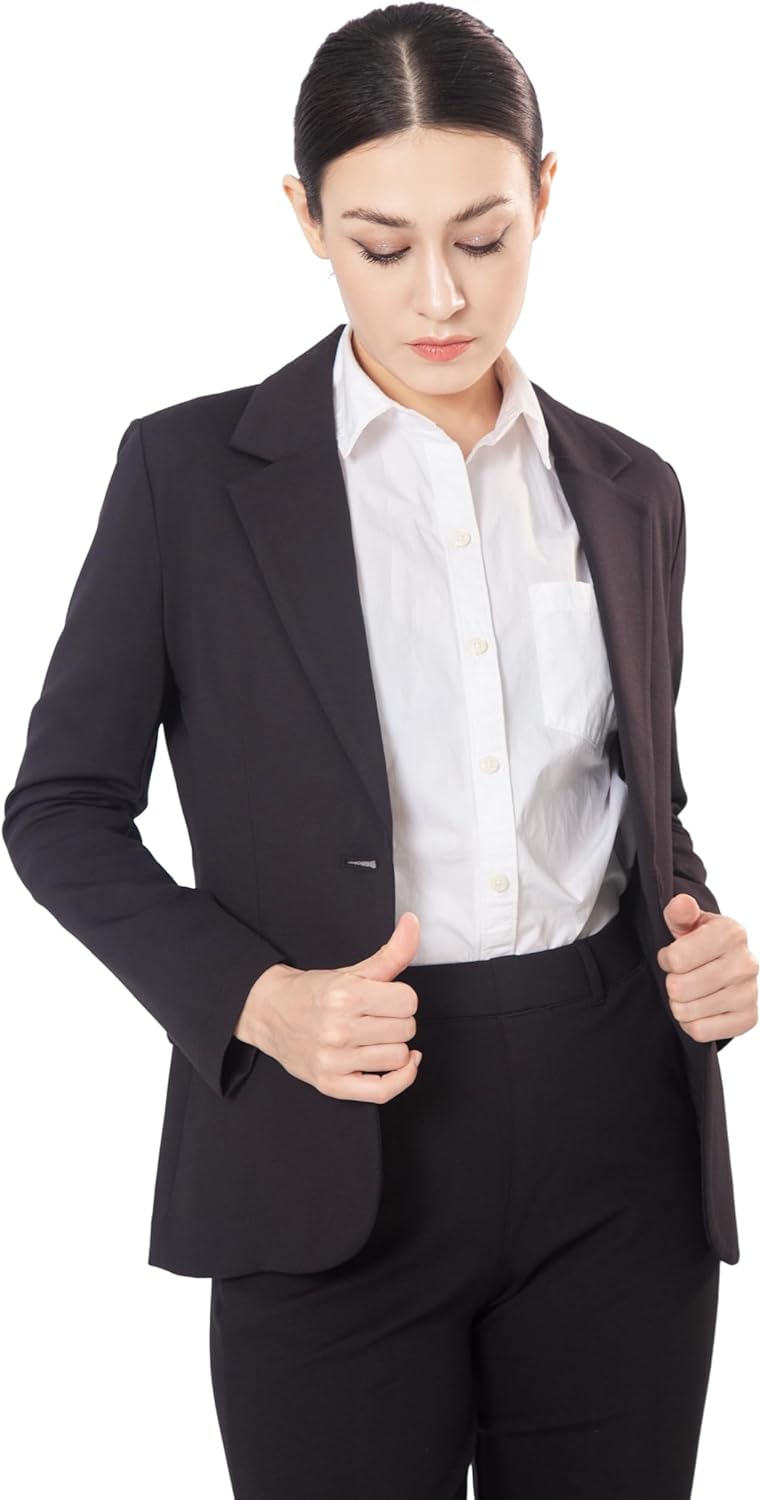 Marycrafts Women's Business Blazer Pant Suit Set for Work - Image 8