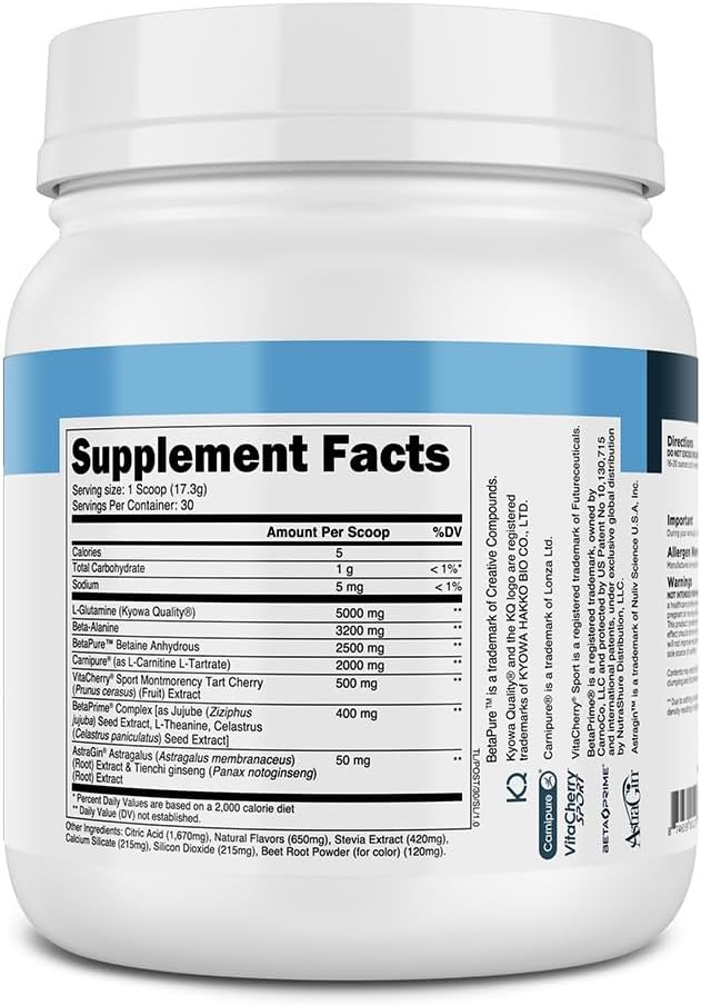 Transparent Labs Post - Post-Workout Recovery Muscle Builder with L-Glutamine, Beta-Alanine and BetaPure Betaine Anhydrous for Muscle Recovery and Muscle Building - 30 Servings, Strawberry Lemonade - Image 9