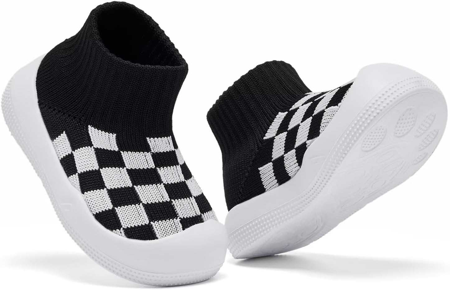 Eashi Baby Boy Girl Non-Skid Indoor Infant Walking Shoes Breathable Warm Elastic Sock Shoes with Memory Sole Protect Toes Outdoor Sneakers - Image 7