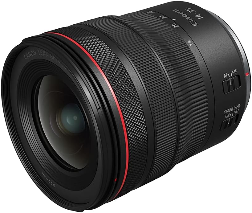 Canon RF14-35mm F4 L is USM Lens, Wide-Angle Zoom Lens, Compatible with EOS R Series Mirrorless Cameras, Black - Image 2