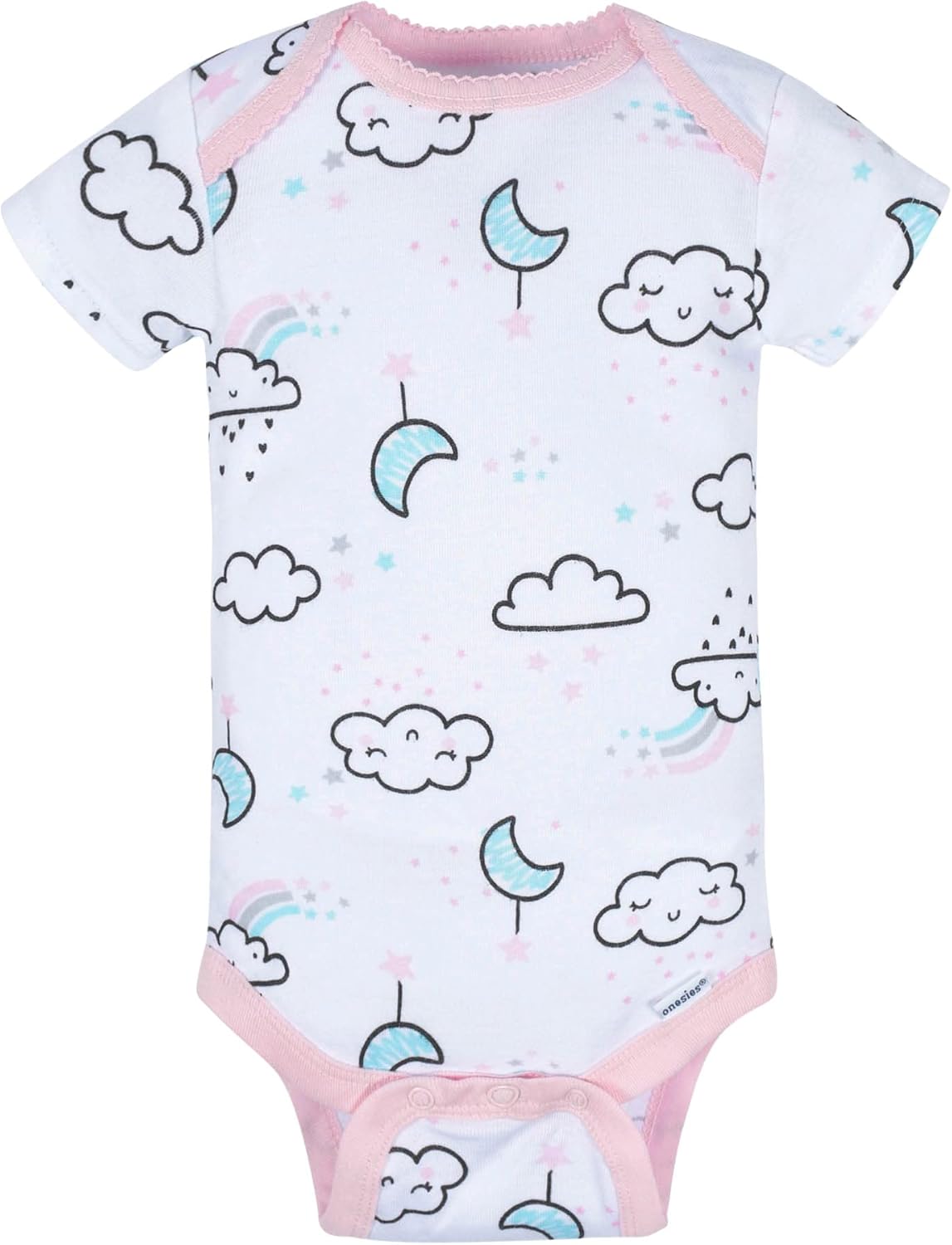 Gerber Baby Girls' 8-Pack Short Sleeve Onesies Bodysuits - Image 5