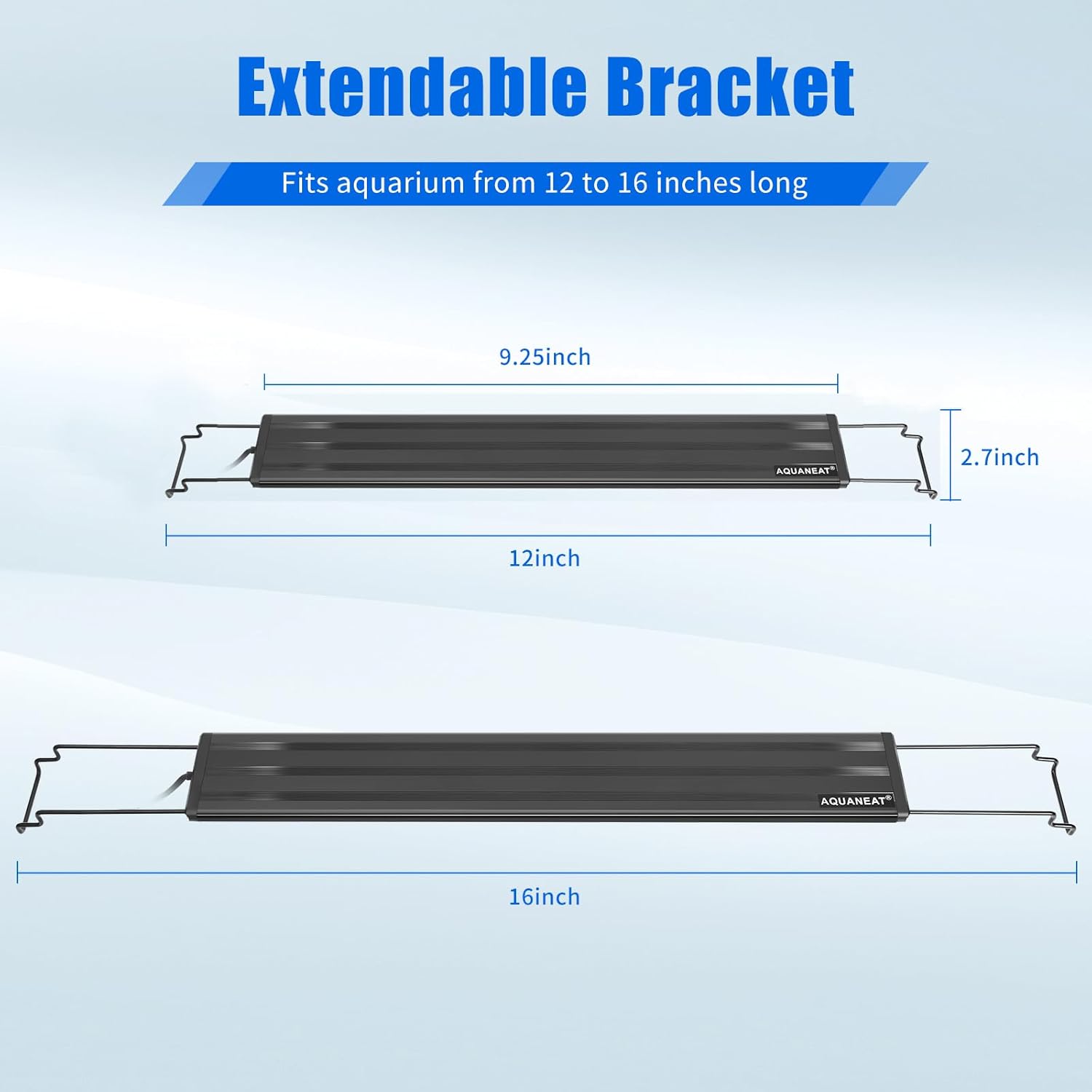 AQUANEAT LED Aquarium Light for 12 to 16 Inch Fish Tank, Auto On Off with Timer, Full Spectrum, Adjustable Brightness, Daylight Moonlight Mode, for Fresh Water Low-to-Mid Light Plants - Image 6