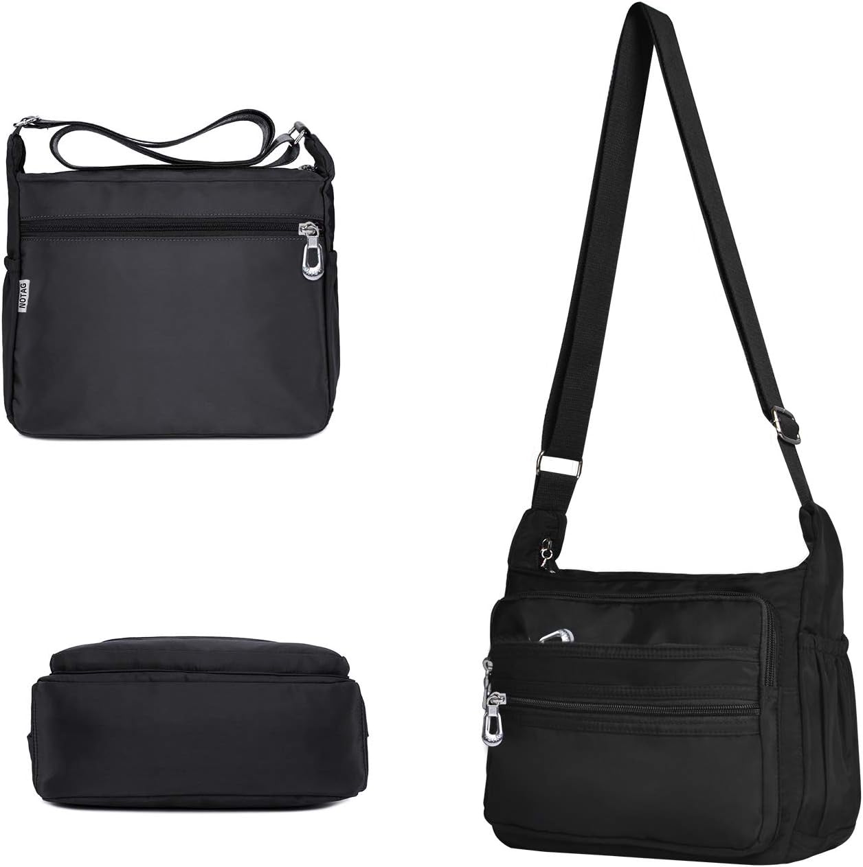 Crossbody Bag for Women Waterproof Shoulder Bag Messenger Bag Casual Nylon Purse Handbag - Image 6