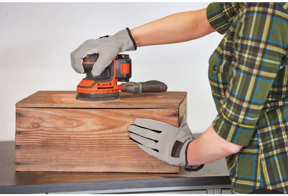 BLACK+DECKER 20V MAX Orbital Sander, Cordless, 12,000 OPM, 2 Sandpaper Sheets, Battery and Charger Included (BDCRO20C) - Image 9