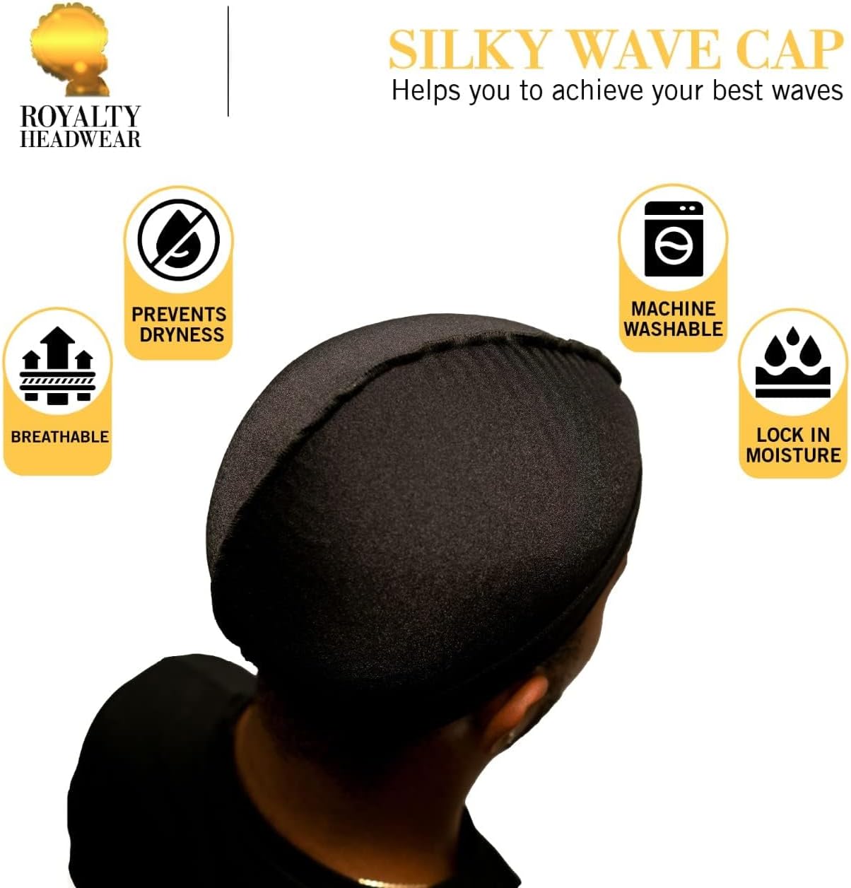 Premium Wave Cap, The Best Wave Cap for for 360, 540, and 720 Waves. - Image 4