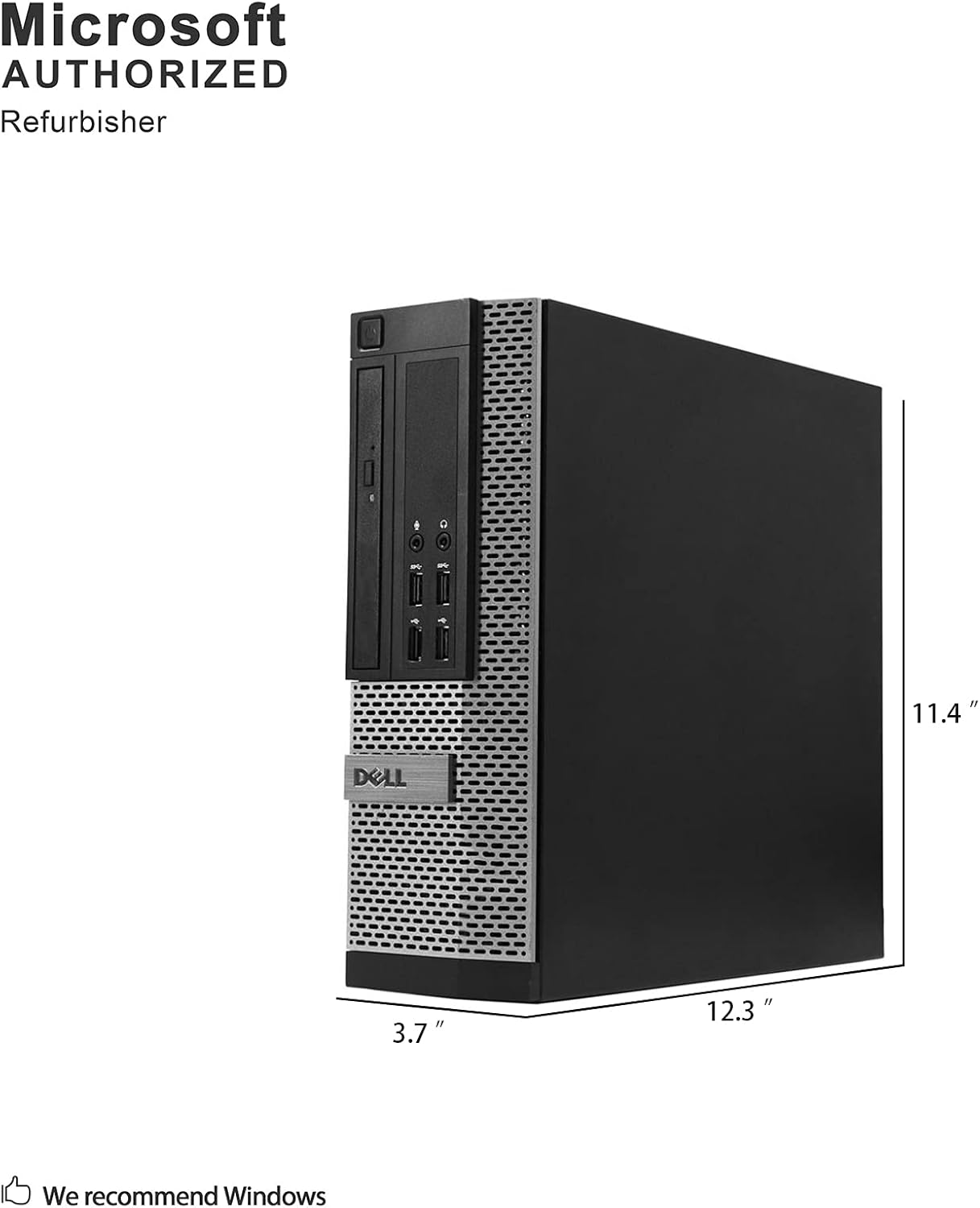 Dell Optiplex 7020 Desktop Computer, Intel Quad-Core i5-4570-3.2GHz, 32 GB RAM, 512GB SSD HDD, DVD, USB 3.0, WiFi, HDMI, Windows 10 Pro (Renewed) - Image 3
