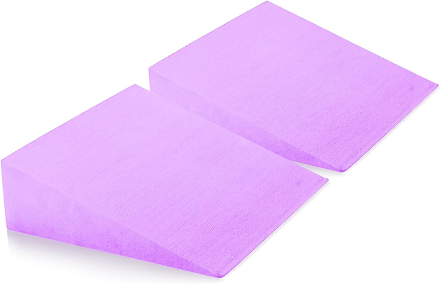 DEAYOU 2 Pack Yoga Foam Wedge, 13" EVA Foam Wedge Block for Exercise, Wrist Back Support (Purple) - Image 9