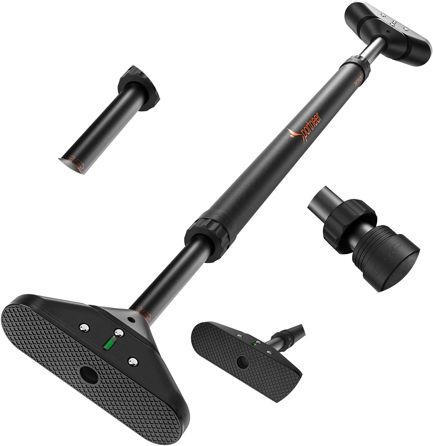 Sportneer Pull Up Bar: Strength Training Chin up Bar without Screws - Adjustable 29.5''-37'' Width Locking Mechanism Pull-up Bar for Doorway - Max Load 440lbs for Home Gym Upper Body Workout, Non-slip - Image 5