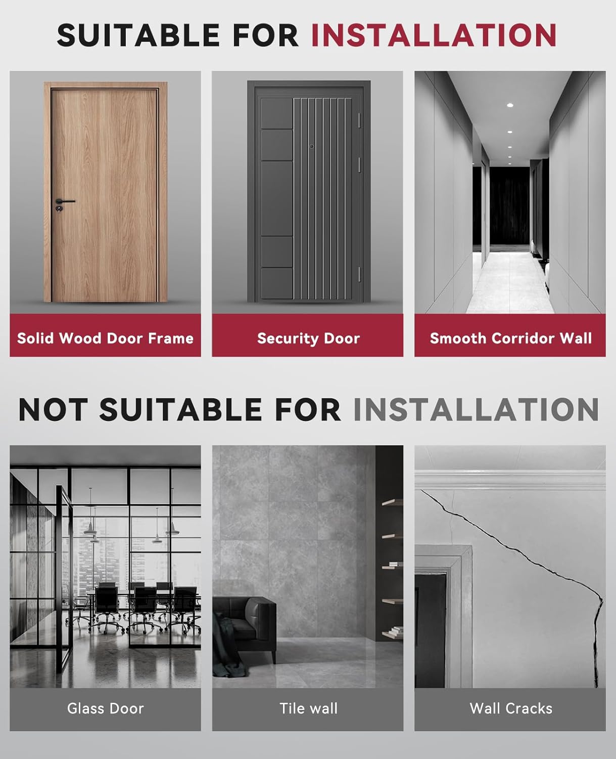 HAPBEAR Pull Up Bar for Doorway, Strength Training Chin up Bar without Screws, Adjustable Width Locking Mechanism Pullup Bar with Non-slip, Doorway Pull Up Bar for Home Gym Upper Body Workout - Image 7