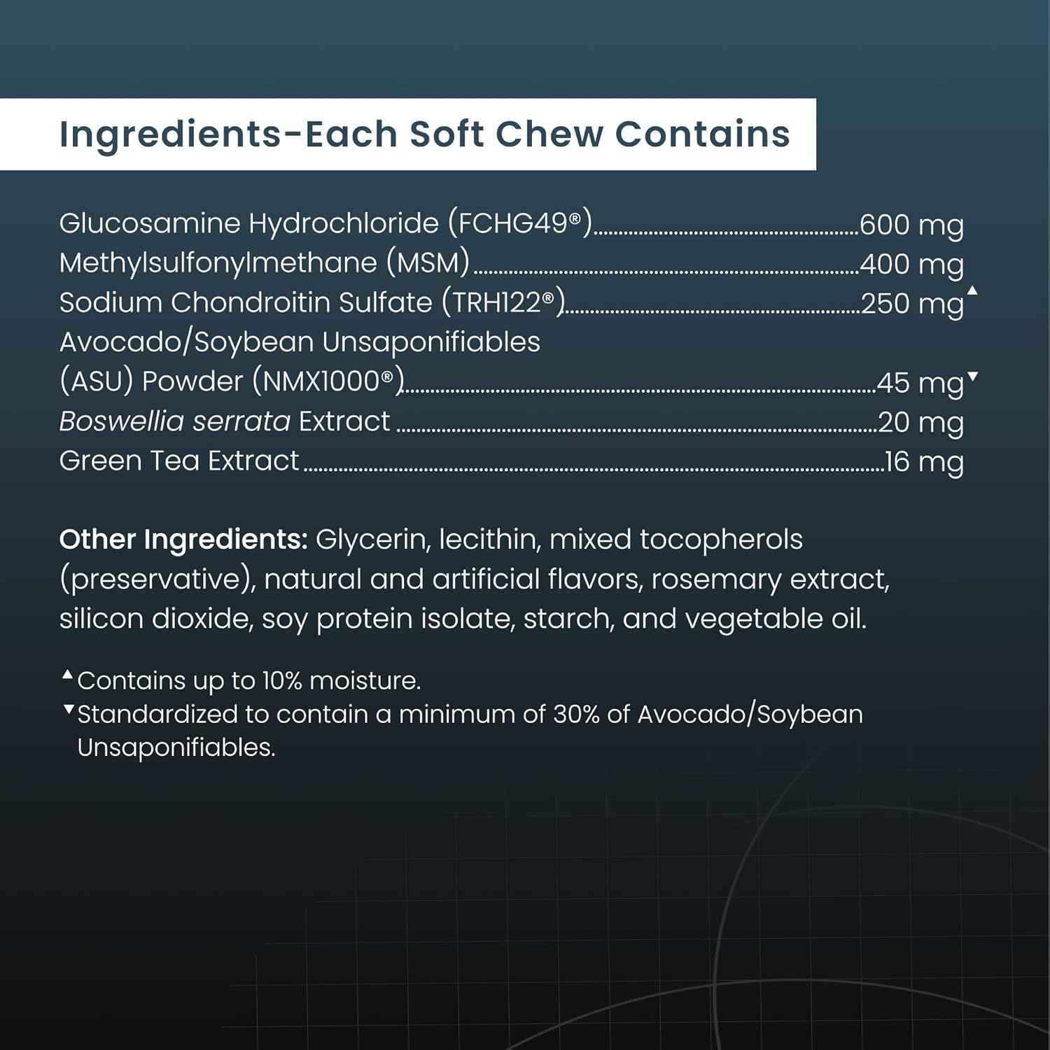 Nutramax Laboratories Dasuquin with MSM Joint Health Supplement for Small to Medium Dogs - With Glucosamine, MSM, Chondroitin, ASU, Boswellia Serrata Extract, and Green Tea Extract, 84 Soft Chews - Image 7