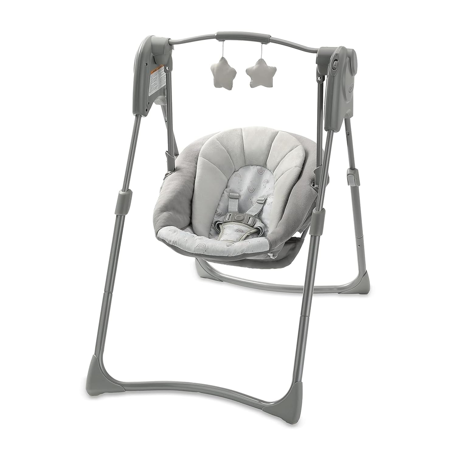 Graco Slim Spaces Compact Baby Swing, Reign - Image 2
