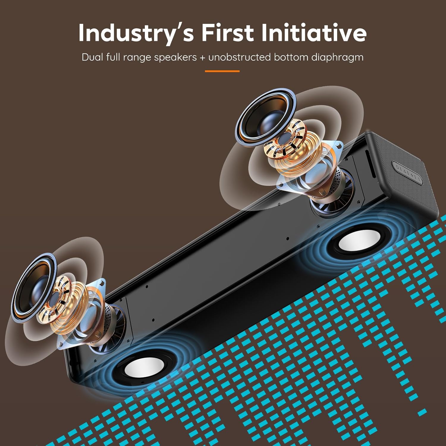 TV Sound Bar, Bluetooth Soundbar with Dolby Digital Surround Audio System for Smart TV, HDMI ARC/Opt/Aux Home Theater Speaker for Game/PC/Projector - Image 4