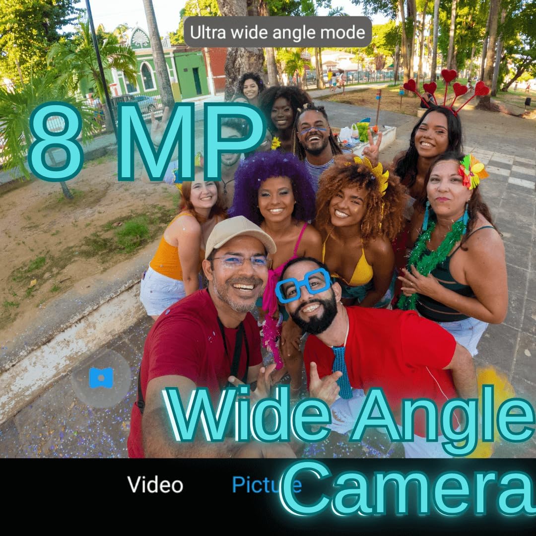 NUU N20 Basic Cell Phone for T-Mobile, Mint, Metro, Qlink, Tello and More 6GB/128GB, Perfect for Teenagers, Dual SIM 4G, Octa-Core 6.6" 90Hz HD+, Unlocked Phones Android Phone 14, US Warranty (Blue) - Image 4