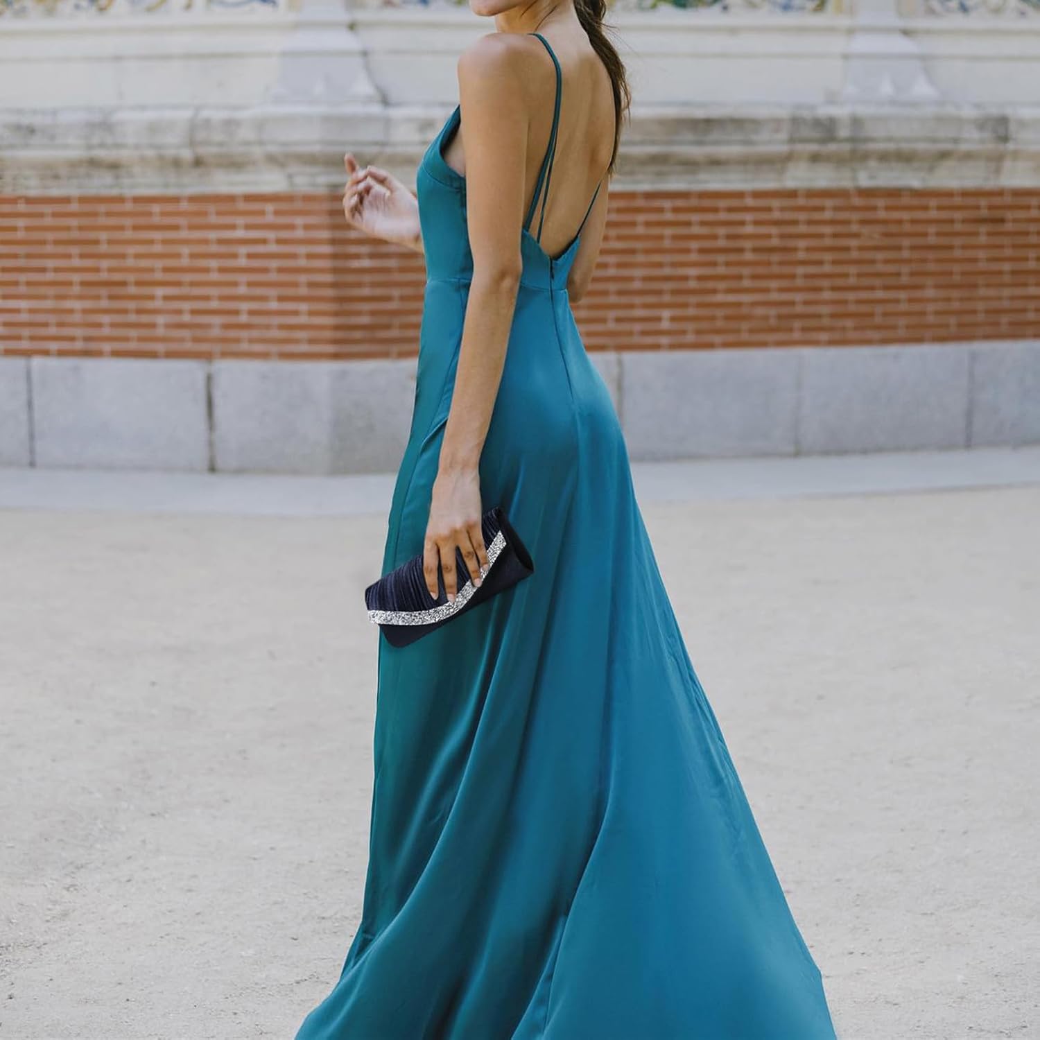 Dasein Clutch Purses for Women Evening Bags Formal Clutches with Rhinestones for Wedding Party Prom Dressy Purse - Image 3