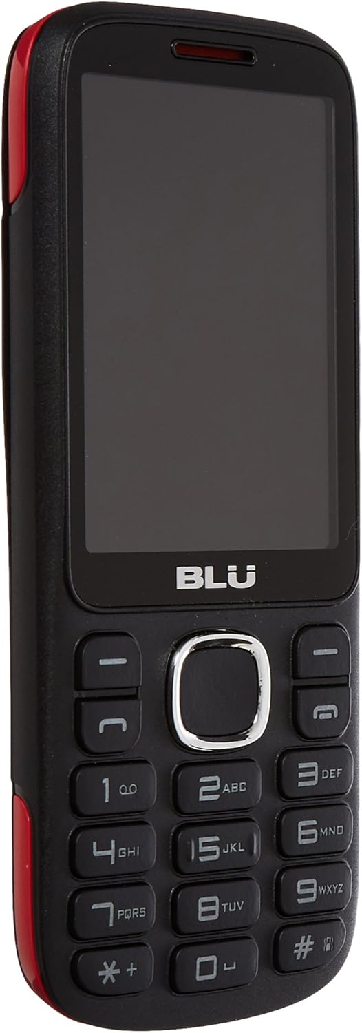 BLU Jenny TV 2.8 T276T Unlocked GSM Dual-SIM Cell Phone w/ 1.3MP Camera - Unlocked Cell Phones - Retail Packaging - (Black Red) - Image 2