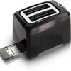 BLACK+DECKER 2-Slice Toaster, T2569B, Extra Wide Slots, 6 Shade Settings, 850 Watts, Crub Tray, Cancel Button - Image 7