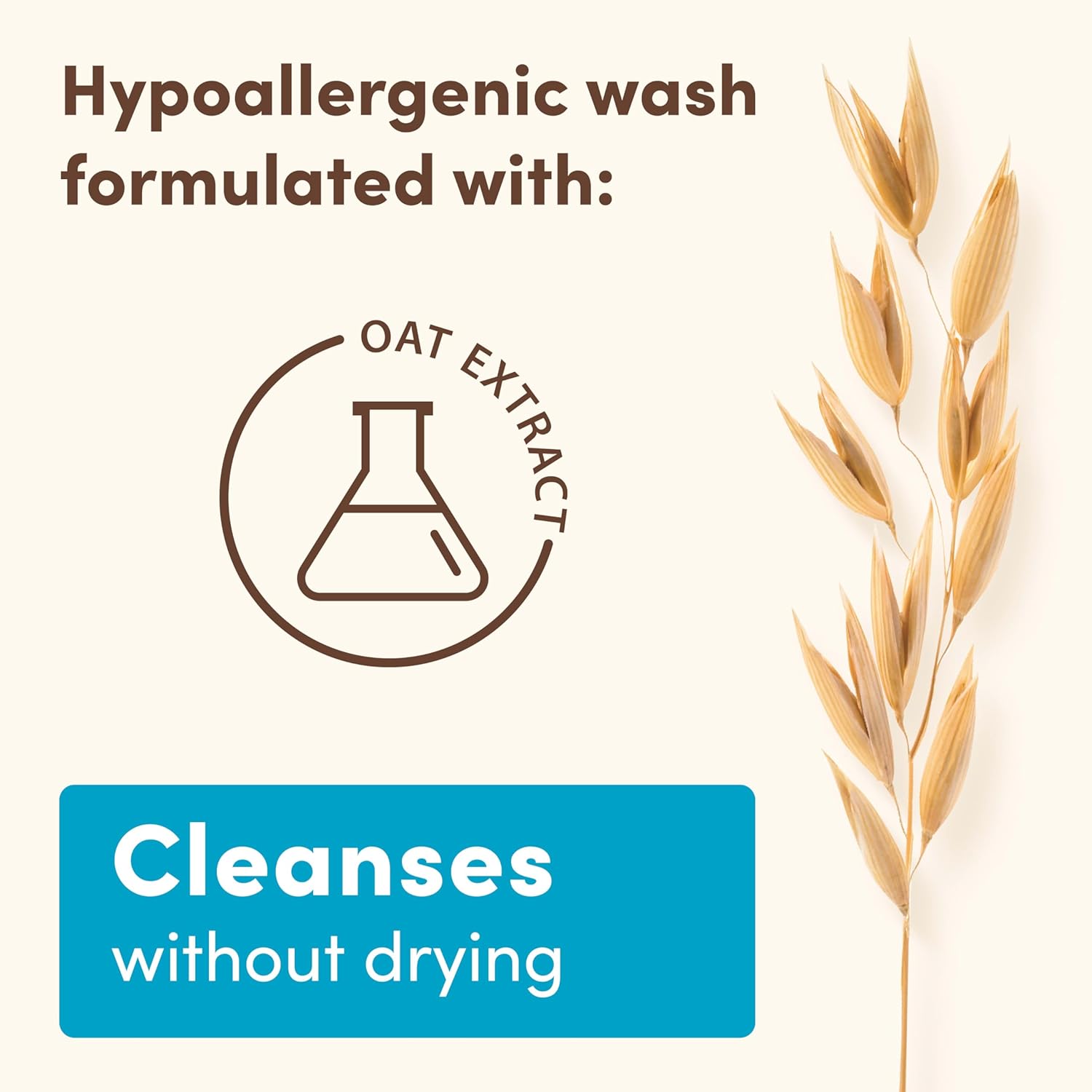 Aveeno Baby Daily Moisture Gentle Bath Wash & Shampoo with Natural Oat Extract, Hypoallergenic, Tear-Free & Paraben-Free Formula For Sensitive Hair & Skin, Lightly Scented, 33 fl. oz - Image 5