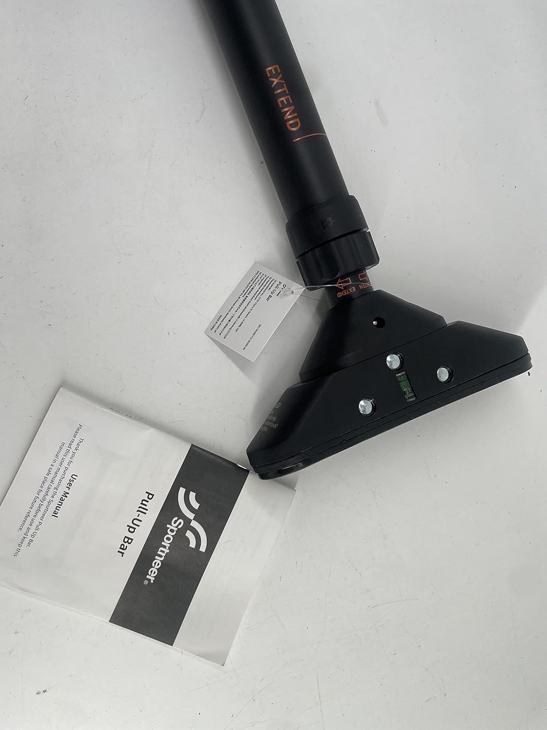 Sportneer Pull Up Bar: Strength Training Chin up Bar without Screws - Adjustable 29.5''-37'' Width Locking Mechanism Pull-up Bar for Doorway - Max Load 440lbs for Home Gym Upper Body Workout, Non-slip - Image 14