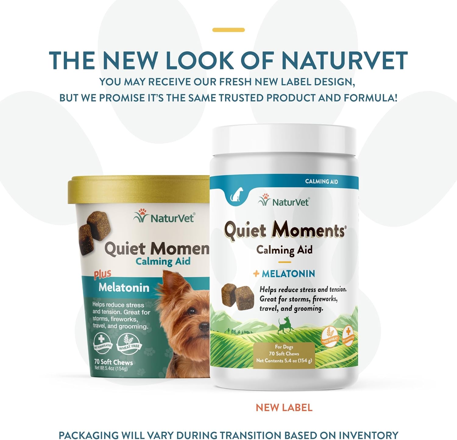 NaturVet Quiet Moments Calming Aid Dog Supplement – Helps Promote Relaxation, Reduce Stress, Storm Anxiety, Fireworks, Motion Sickness for Dogs – Tasty Pet Soft Chews with Melatonin – 70 Ct. - Image 3