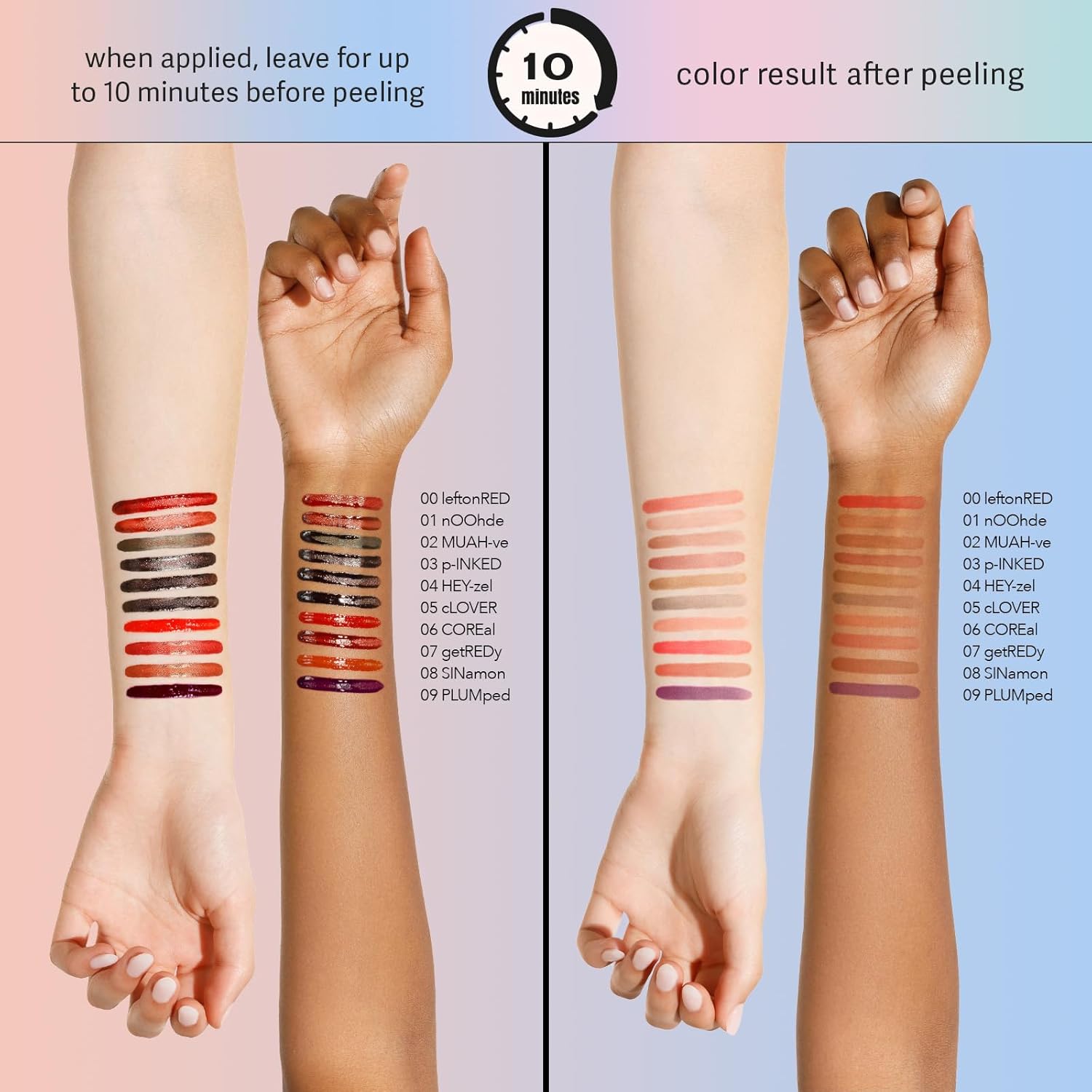 Sacheu Lip Liner Stay-N - Peel Off Lip Stain. Long Lasting Matte Lip Tattoo, Transfer Proof Lipstain Infused with Hyaluronic Acid & Vitamin E, for All Skin Types. Vegan and Cruelty-Free, nOOHde - Image 4