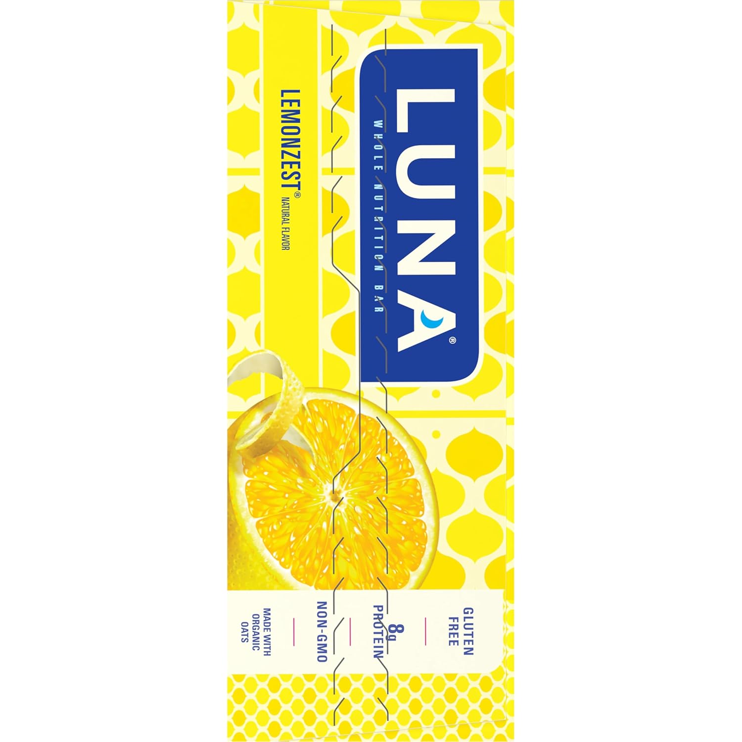 Clif Bar Luna Minis Energy Bar - Box of 12 1.69oz (48g) Bars (Lemon Zest) - Image 16