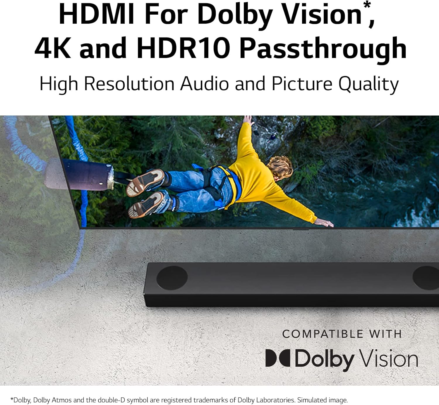 LG S80QR 5.1.3ch Sound bar with 4ch Rear Speakers, Center Up-Firing, Dolby Atmos DTS:X, Works with Airplay2, Spotify HiFi, Alexa, High-Res Audio, Synergy TV, Meridian - Image 9