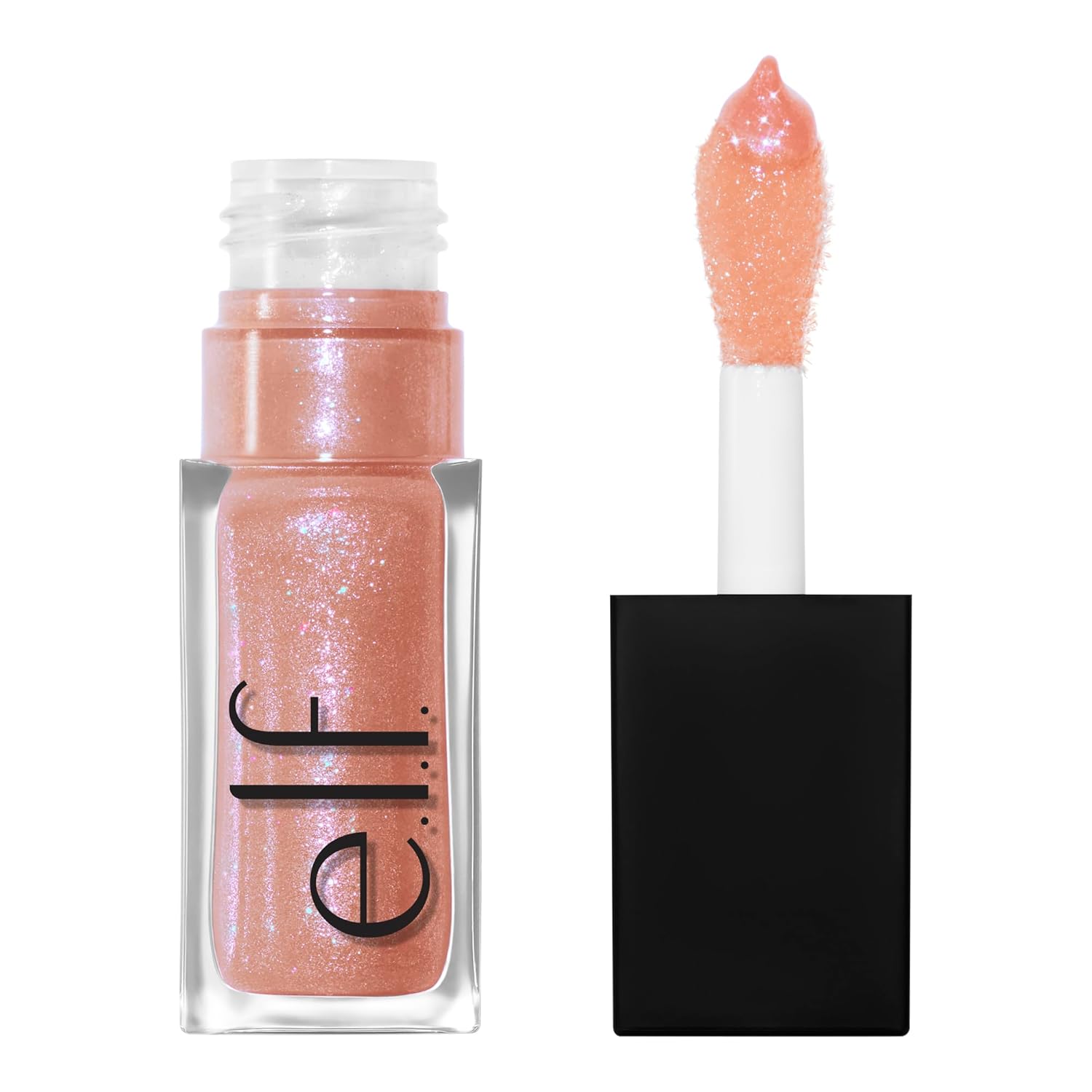 e.l.f. Glow Reviver Lip Oil, Nourishing and Hydrating with High-Shine Glimmer Finish & Sheer Wash Of Color, Minty Scent, Non-Sticky, Vegan & Cruelty-free, Candy Coded - Image 2