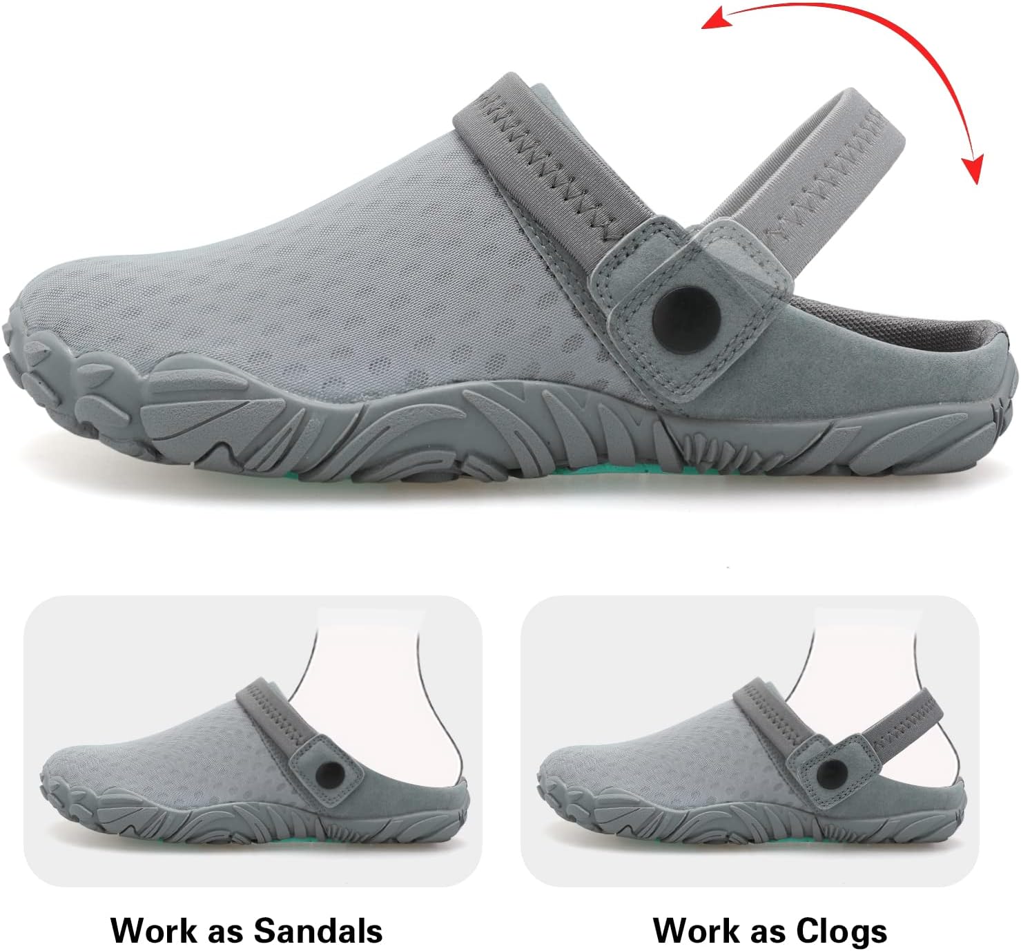 Besroad Outdoor Hiking Slip on Sandals Sports Water Shoes Fashion Sneakers Slippers Classic Clogs for Women Men - Image 4