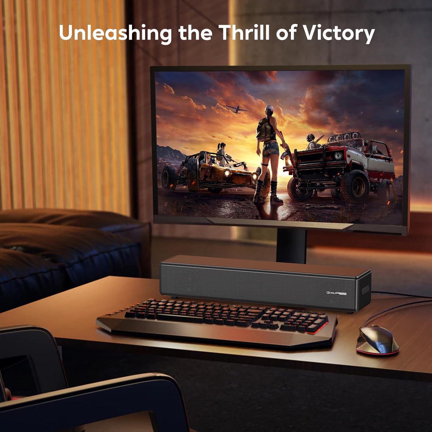 TV Sound Bar, Bluetooth Soundbar with Dolby Digital Surround Audio System for Smart TV, HDMI ARC/Opt/Aux Home Theater Speaker for Game/PC/Projector - Image 9