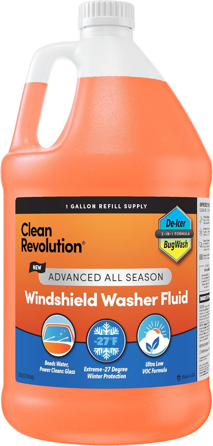 Clean Revolution Advanced All Season Windshield Washer Fluid Ultra Low VOC Formula - Image 2