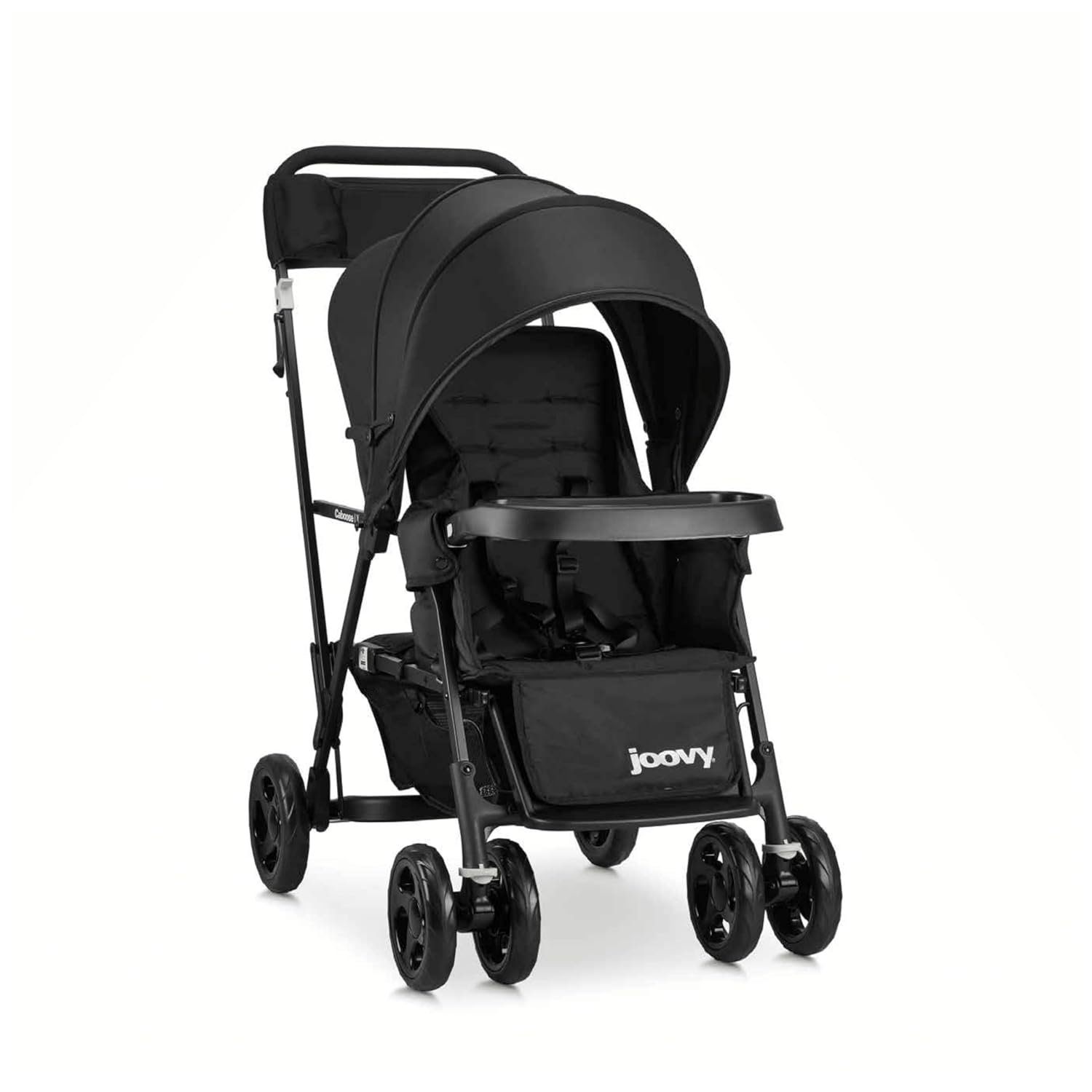 Joovy Caboose LX Tandem Stand-on Stroller, Black - Image 3