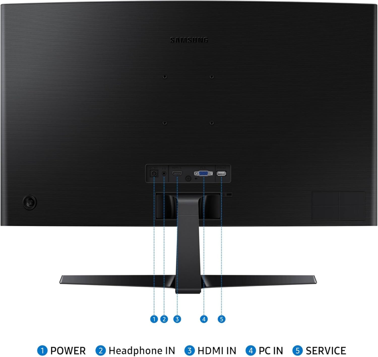 SAMSUNG 27" Essential S3 (S36GD) Series FHD 1800R Curved Computer Monitor, 100Hz, Game Mode, Advanced Eye Comfort, HDMI and D-sub Ports, LS27D366GANXZA, 2024 - Image 8
