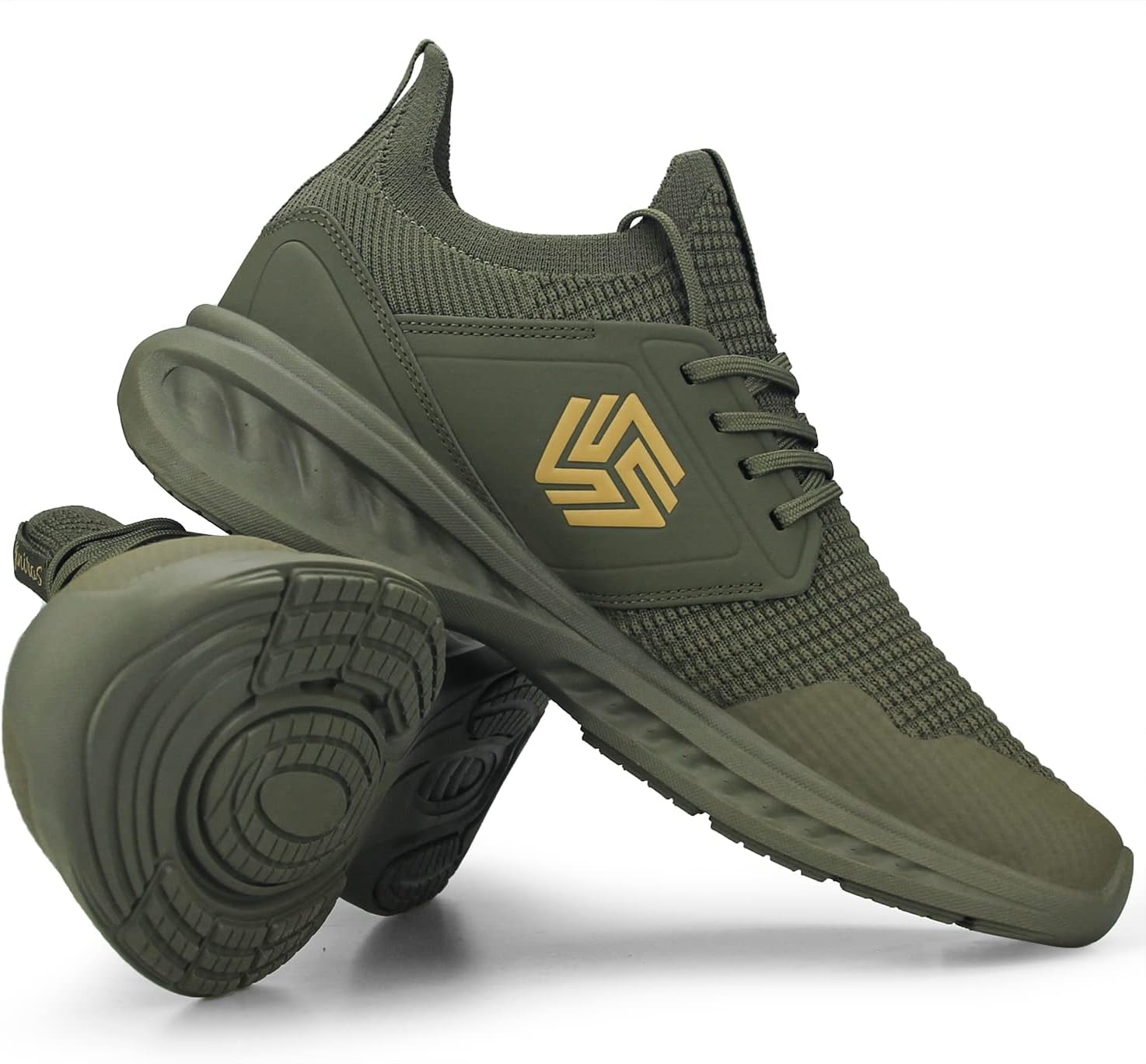 Mens Slip On Walking Shoes Non Slip Running Shoes Breathable Workout Shoes Lightweight Gym Sneakers - Image 5