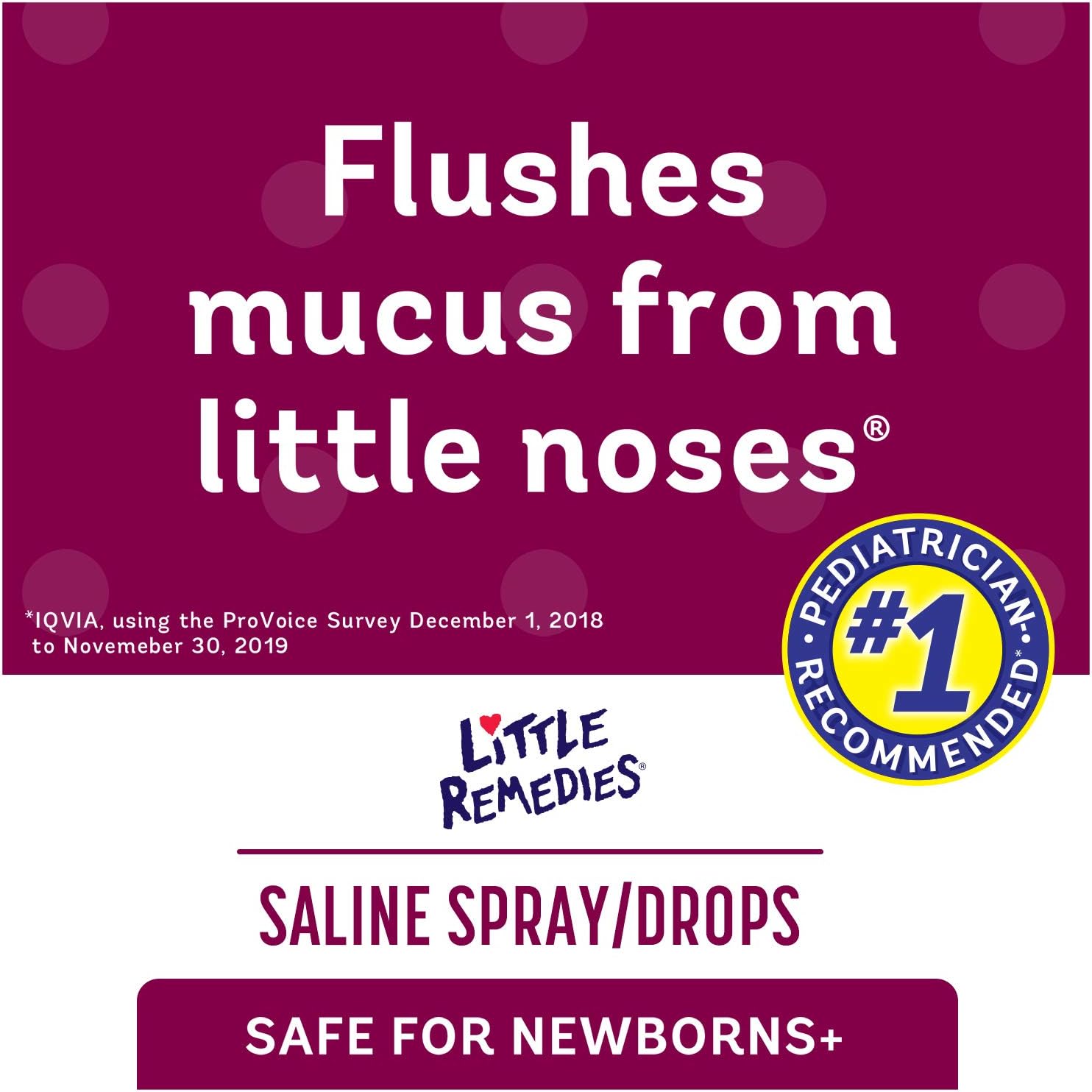 Little Remedies Saline Spray and Drops, Safe for Newborns, 0.5 fl oz - Image 3