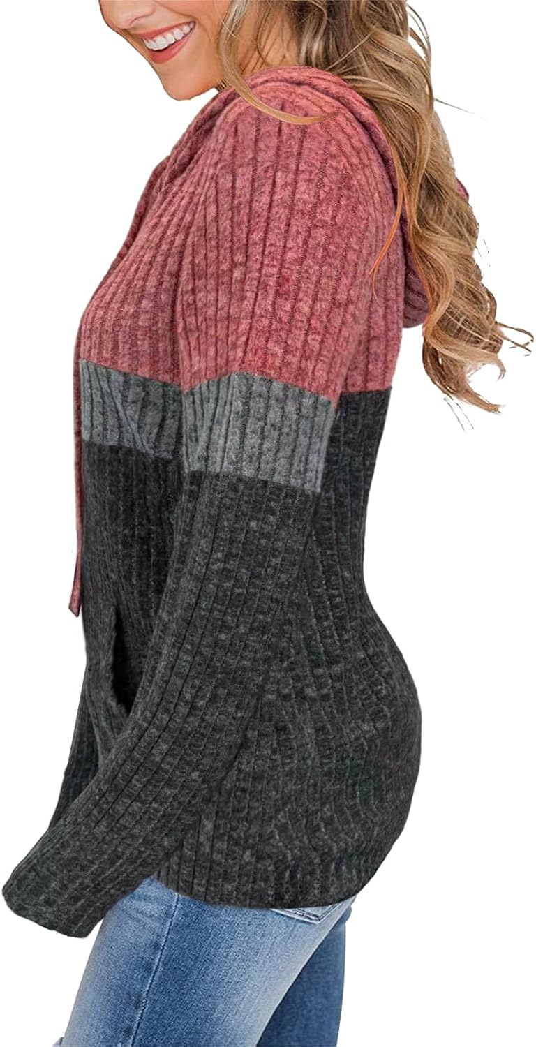 Sweaters for Women Fall Tops Long Sleeve Hoodie Ladies Sweatshirts Pullover Blouses Loose Casual Fashion Clothes - Image 3