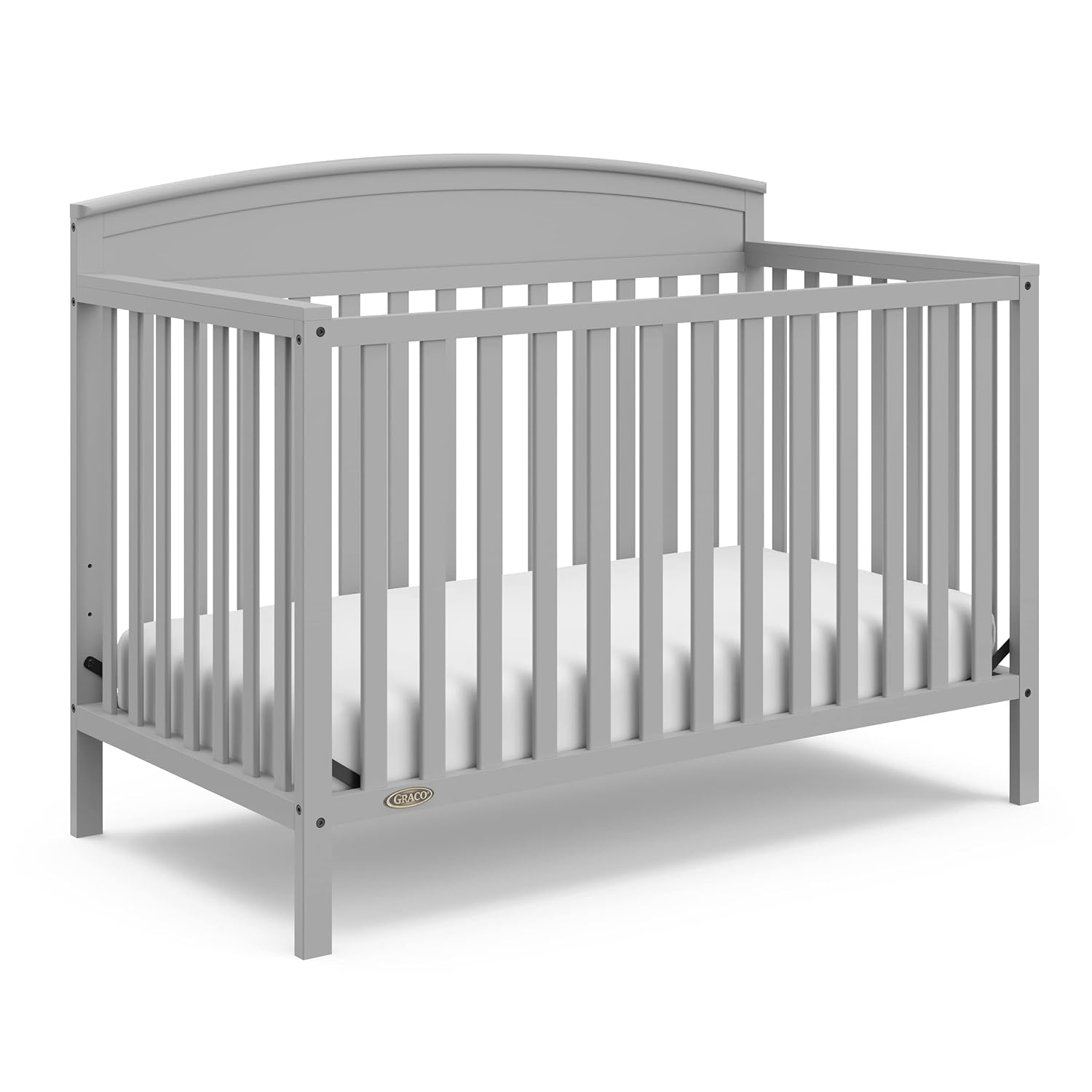 Graco Benton 5-in-1 Convertible Crib (Pebble Gray) – GREENGUARD Gold Certified, Converts from Baby Crib to Toddler Bed, Daybed and Full-Size Bed, Fits Standard Full-Size Crib Mattress - Image 2