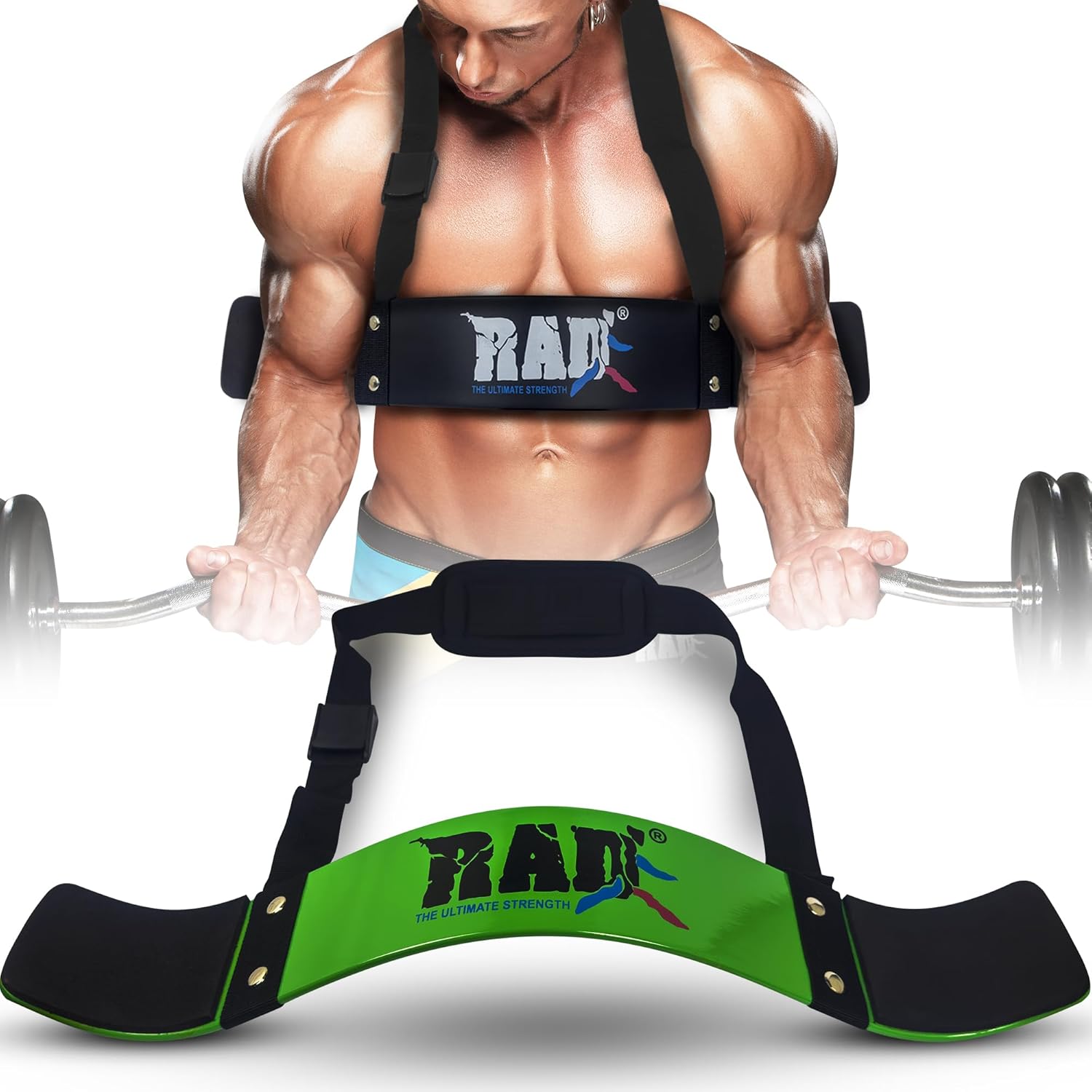 RAD Arm Blaster for Biceps & Triceps - Build Powerful Arms with Bicep Blaster Curl Support Isolator - Bicep Curl Machine - Image 2