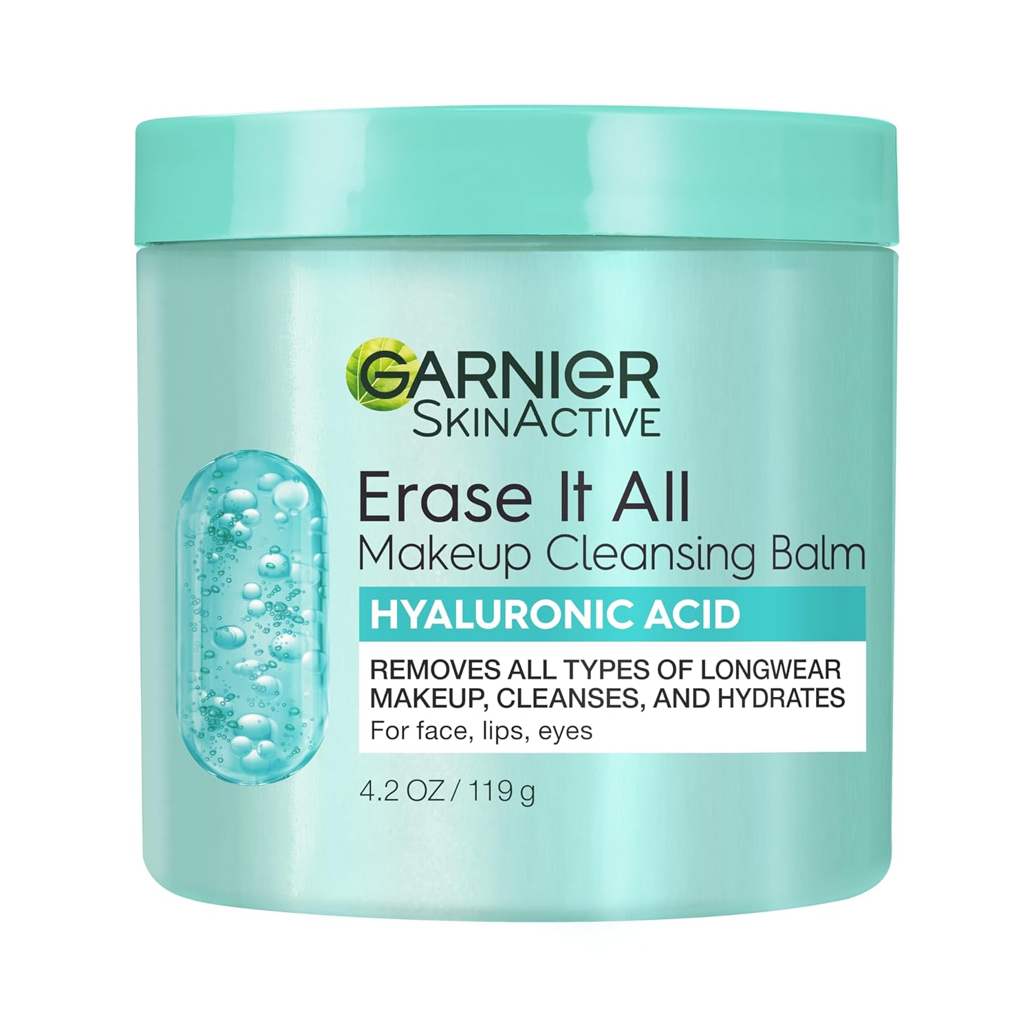 Garnier Erase It All Makeup Cleansing Balm with Hyaluronic Acid, Replumping Facial Cleanser and Makeup Remover, 4.2 Oz - Image 2
