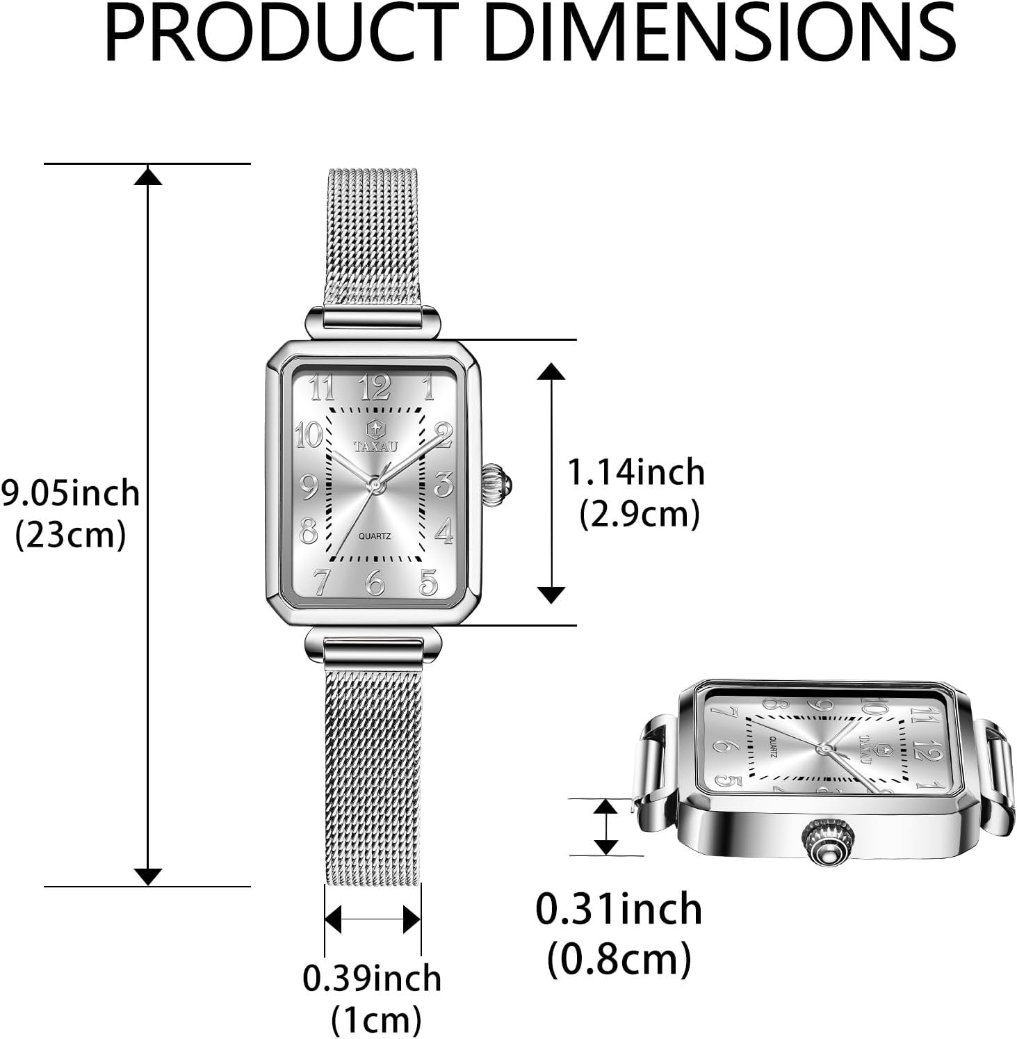 Womens Watch Fashion Dress Mesh Strap Waterproof Watches for Women Elegant Dainty Analog Quartz Easy Read Ladies Watches - Image 7
