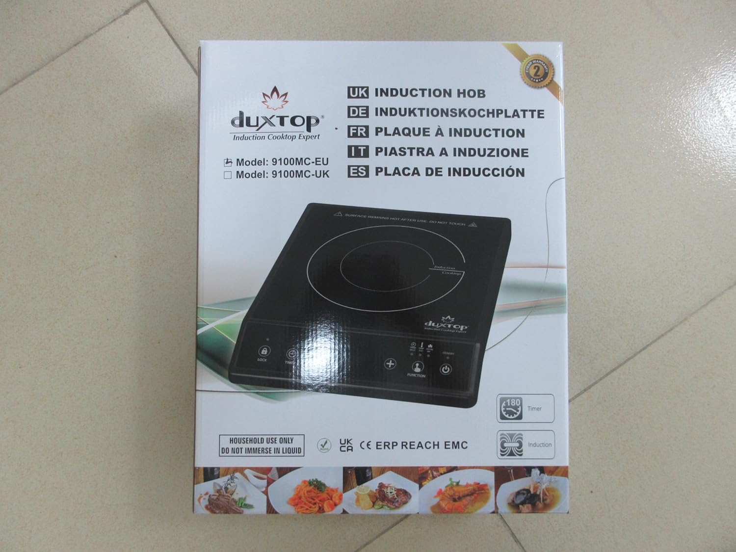 Duxtop 1800W Portable Induction Cooktop Countertop Burner, Black 9100MC/BT-M20B - Image 11