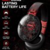 acer PS5 Headset | Non-Stop 100H Battery | Dynamic 50mm Drivers | Clear Voice Mic | Bluetooth5.3, 3.5mm | Gaming Headphones for PC, Meeting, Music, PS4 & Wireless Gaming Headset - Image 8