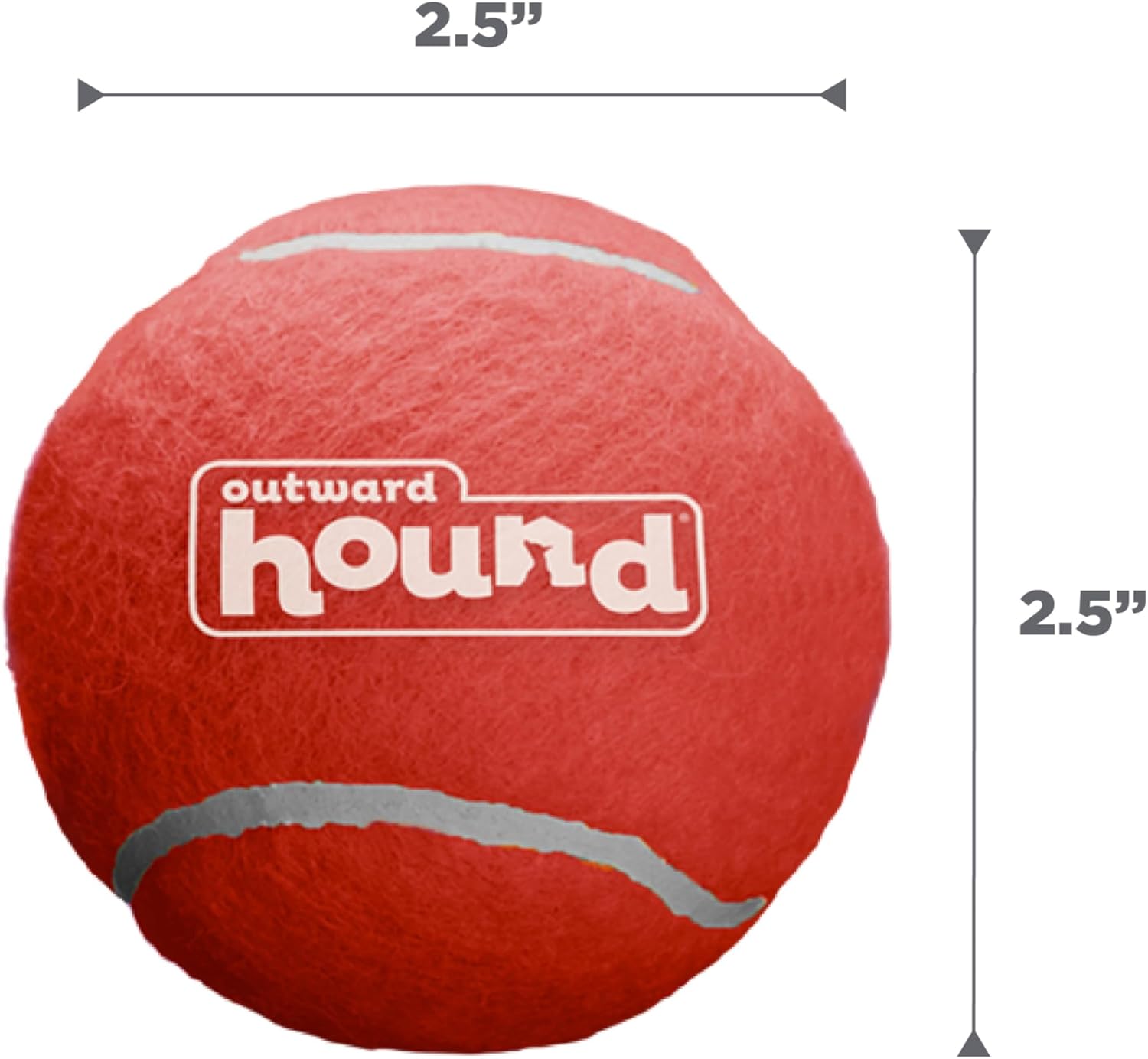 Outward Hound Squeaker Ballz Fetch Dog Toy, Medium - 4 Pack - Image 8
