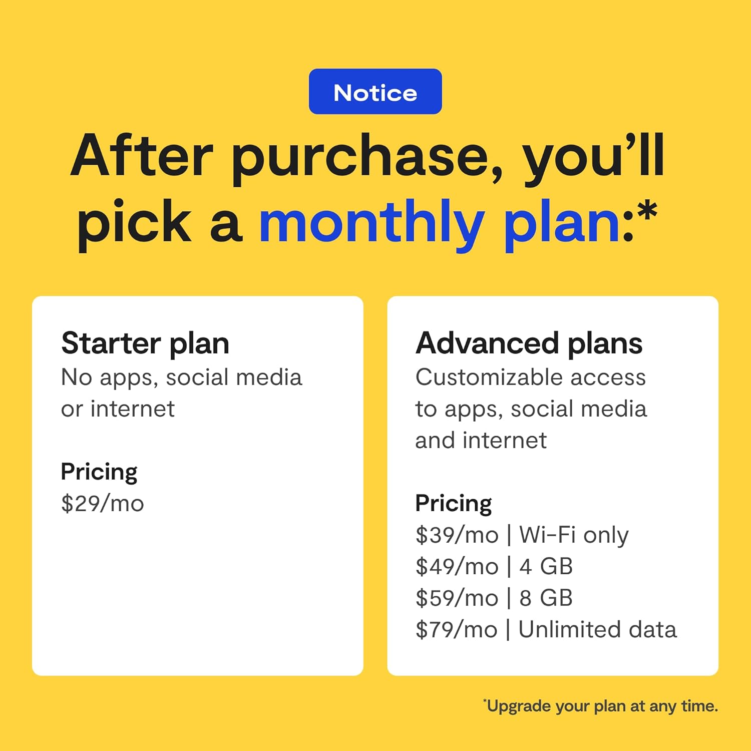 Bark Phone - Safest Phone for Kids & Teens - Monitor Texts, Social Media, and More - Tamper Proof Parental Controls - GPS Tracking - Unlimited Talk/Text A15 - Image 3