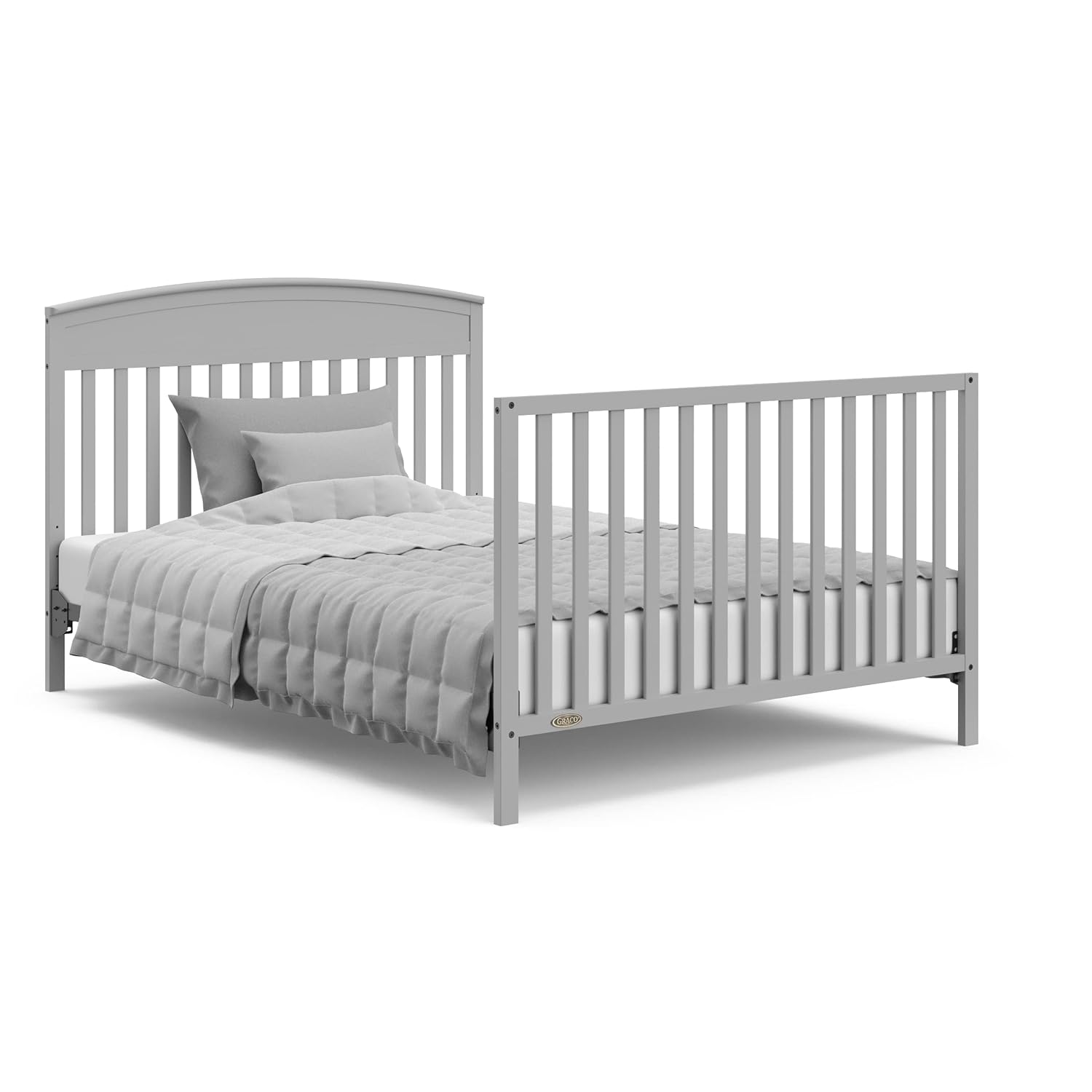 Graco Benton 5-in-1 Convertible Crib (Pebble Gray) – GREENGUARD Gold Certified, Converts from Baby Crib to Toddler Bed, Daybed and Full-Size Bed, Fits Standard Full-Size Crib Mattress - Image 14