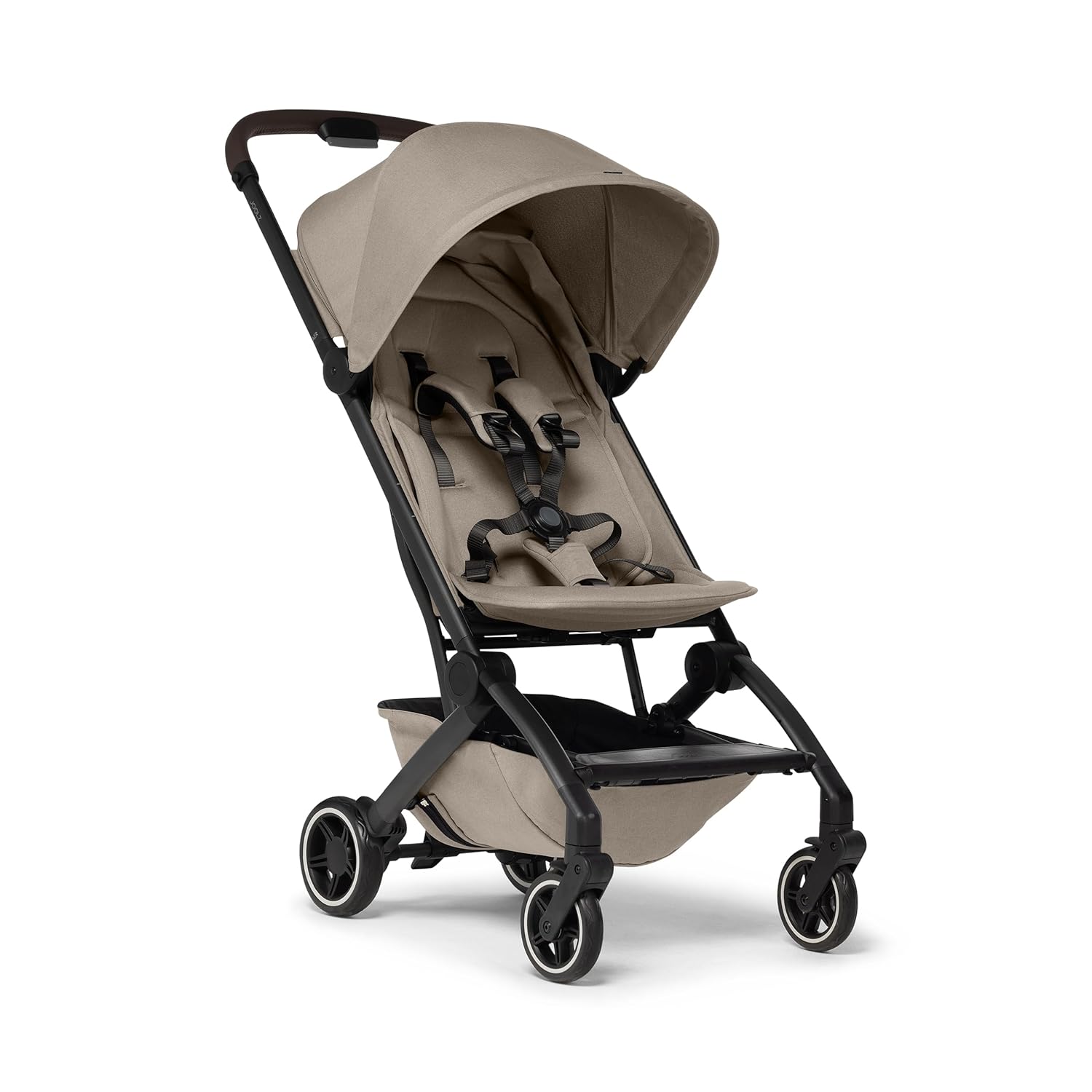 Joolz AER+ Lightweight Baby Stroller, Ultra Compact & Portable One-Hand Fold Design - Ergonomic Recline Seat - Infant & Toddler (up to 50 lb) - Airplane Friendly Stroller - XXL Sun Hood -Sandy Taupe - Image 3