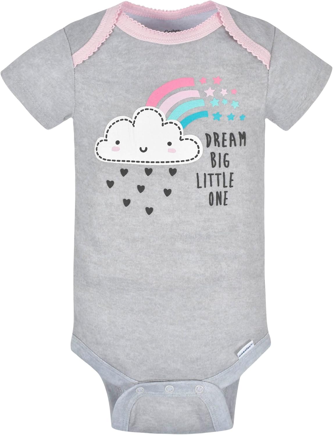 Gerber Baby Girls' 8-Pack Short Sleeve Onesies Bodysuits - Image 6