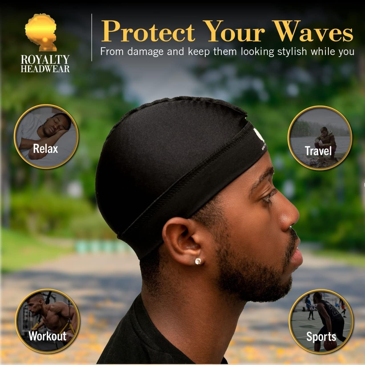 Premium Wave Cap, The Best Wave Cap for for 360, 540, and 720 Waves. - Image 5