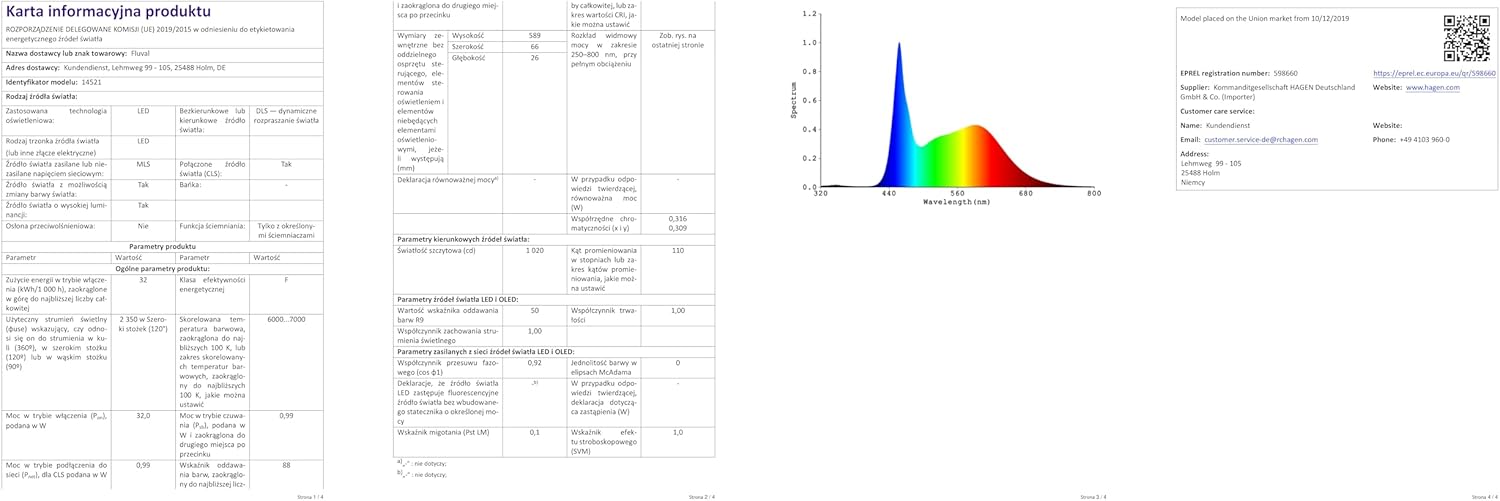 Fluval Plant 3.0 LED Planted Aquarium Lighting, 32 Watts, 24-34 Inches - Image 15
