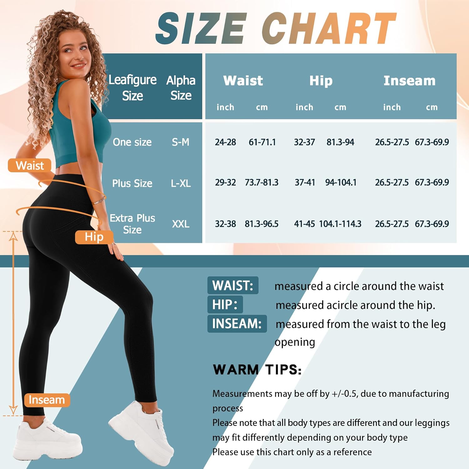 SINOPHANT High Waisted Leggings with Pockets Women, Buttery Soft Elastic Tummy Control Stretchy - Image 7