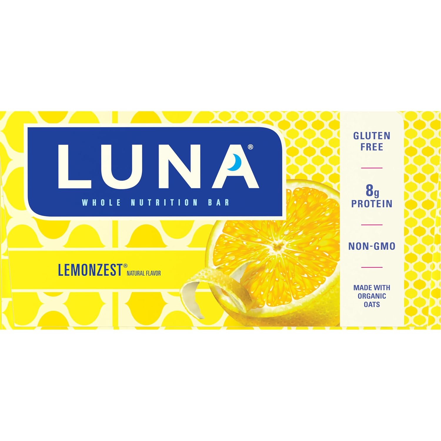 Clif Bar Luna Minis Energy Bar - Box of 12 1.69oz (48g) Bars (Lemon Zest) - Image 17